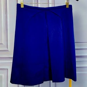 Emporio Armani - Navy Blue Flared Skirt